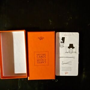 Hermes Knotting Cards NIB